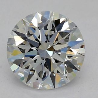 0.53 Carat Round D SI1 EX GIA Natural Diamond