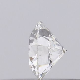 0.22 Carat Round F VVS2 EX GIA Natural Diamond