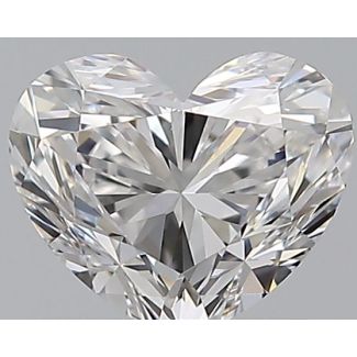 0.72 Carat Heart E VS1 - EX VG GIA Natural Diamond