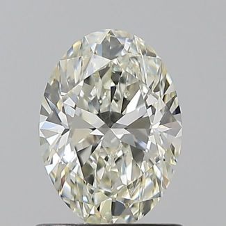 1.0 Carat Oval H VVS2 - EX IGI Natural Diamond