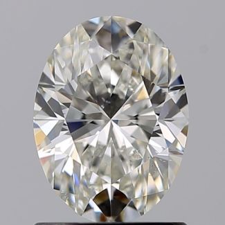 1.00 Carat Oval H SI1 - VG GIA Natural Diamond