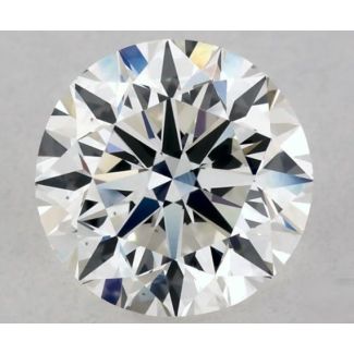 0.7 Carat Round H VS1 VG EX GIA Natural Diamond