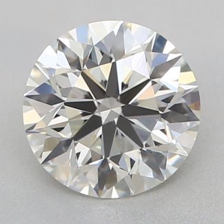 0.6 Carat Round H VS1 EX GIA Natural Diamond