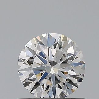 0.5 Carat Round F SI1 EX VG GIA Natural Diamond