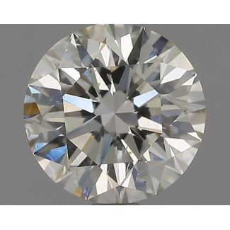 1.50 Carat Round J SI2 EX VG GIA Natural Diamond