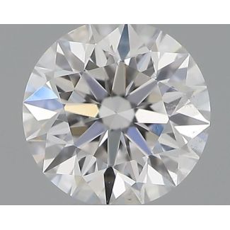 0.31 Carat Round D SI2 EX GIA Natural Diamond