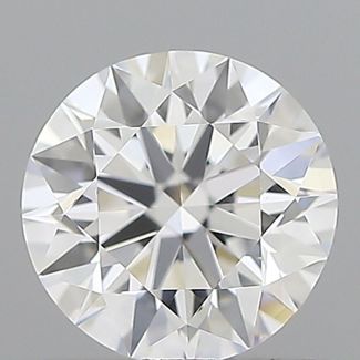 0.53 Carat Round D VVS1 EX GIA Natural Diamond