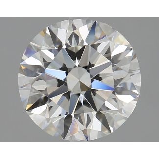 2.5 Carat Round G VVS2 EX IGI Natural Diamond