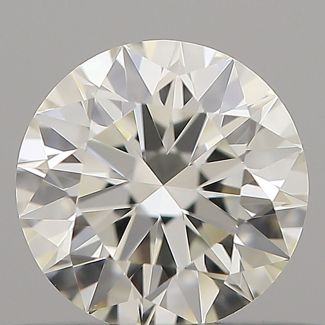 0.41 Carat Round H VVS2 EX IGI Natural Diamond