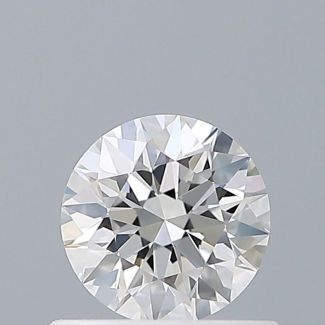 0.5 Carat Round F VVS1 EX GIA Natural Diamond