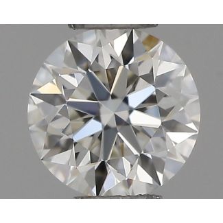 0.26 Carat Round H VVS1 VG EX GIA Natural Diamond