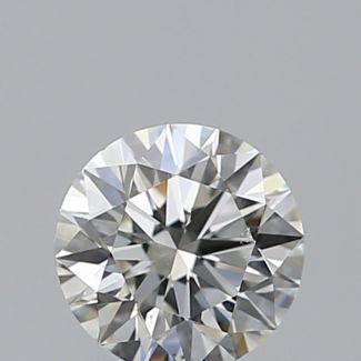 0.50 Carat Round I VS2 EX GIA Natural Diamond