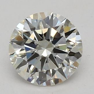 0.50 Carat Round H VVS2 EX VG GIA Natural Diamond