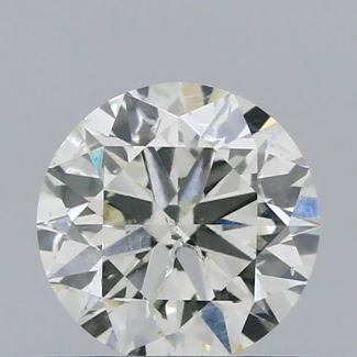 0.5 Carat Round G SI2 EX VG IGI Natural Diamond