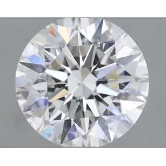 0.46 Carat Round D SI1 EX GIA Natural Diamond