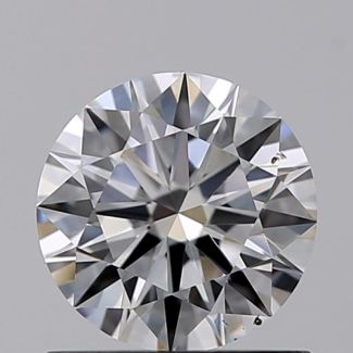 0.71 Carat Round D SI1 EX GIA Natural Diamond