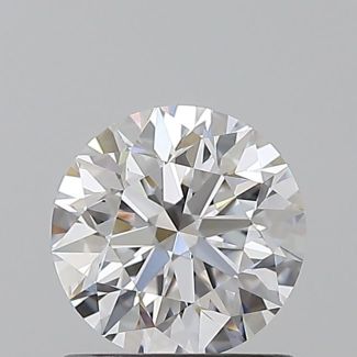 1.0 Carat Round D VVS2 EX GIA Natural Diamond