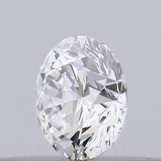 0.18 Carat Round F VVS2 EX GIA Natural Diamond