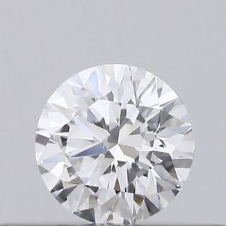 0.19 Carat Round D SI1 EX GIA Natural Diamond