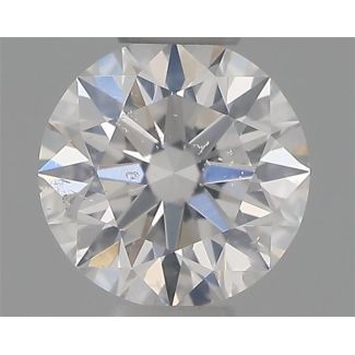 0.30 Carat Round F SI2 VG EX GIA Natural Diamond