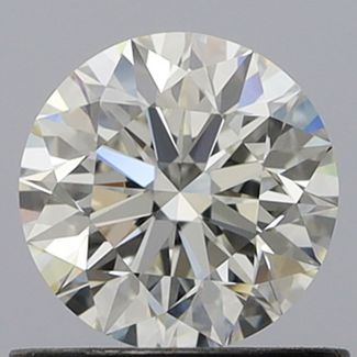 0.7 Carat Round H VVS1 EX GIA Natural Diamond