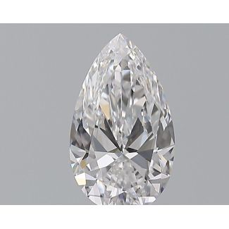 0.41 Carat Pear D VVS2 - EX VG GIA Natural Diamond