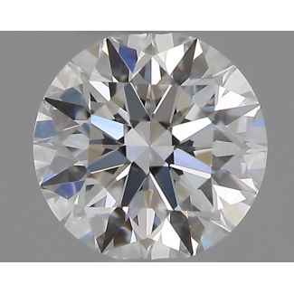 0.37 Carat Round E IF EX GIA Natural Diamond