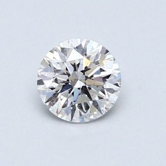 0.59 Carat Round D SI2 VG EX GIA Natural Diamond