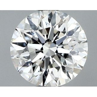 0.37 Carat Round I SI1 EX GIA Natural Diamond