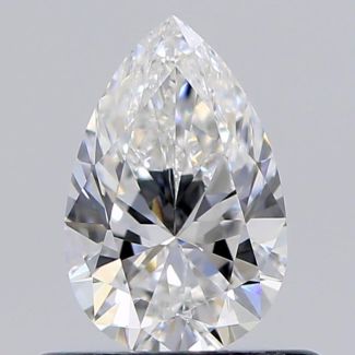 0.50 Carat Pear E VVS2 - VG GIA Natural Diamond