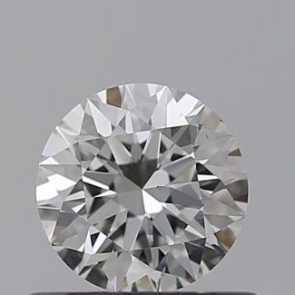 0.52 Carat Round G VS2 EX GIA Natural Diamond