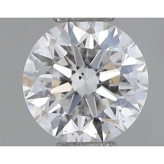 0.30 Carat Round E SI1 EX GIA Natural Diamond