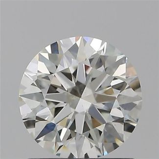 0.90 Carat Round H VS2 EX IGI Natural Diamond