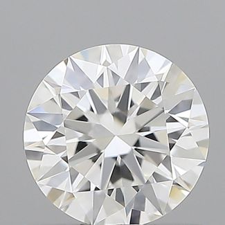 0.55 Carat Round F VVS1 EX GIA Natural Diamond