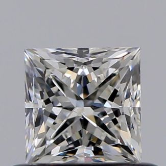 0.51 Carat Princess H VS2 - EX VG GIA Natural Diamond