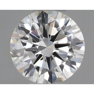 0.32 Carat Round I VVS1 EX VG GIA Natural Diamond