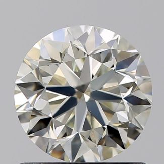 0.90 Carat Round K VS1 VG EX GIA Natural Diamond