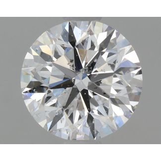 1.0 Carat Round D SI2 EX VG GIA Natural Diamond