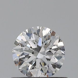 0.5 Carat Round E VS2 EX GIA Natural Diamond