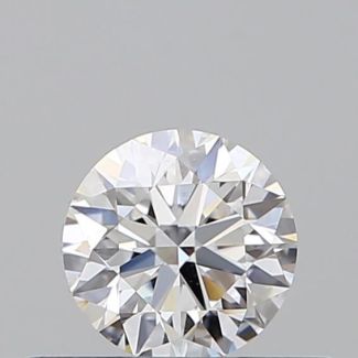 0.34 Carat Round D VS2 EX GIA Natural Diamond