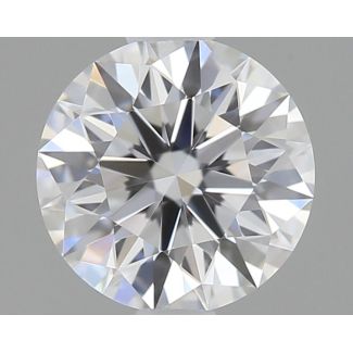 0.41 Carat Round D VVS1 EX GIA Natural Diamond