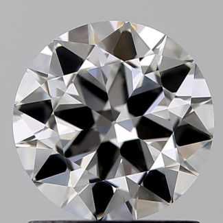 1.00 Carat Round H VVS1 VG GIA Natural Diamond