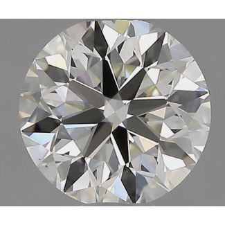 0.9 Carat Round H VS1 EX IGI Natural Diamond