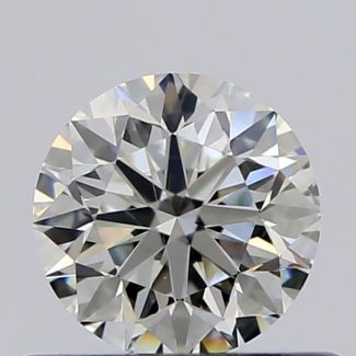 0.46 Carat Round J SI1 VG EX GIA Natural Diamond