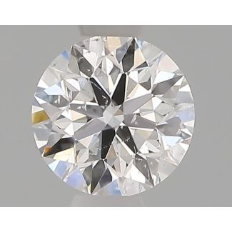 0.40 Carat Round D SI1 EX GIA Natural Diamond