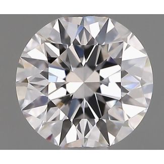 0.9 Carat Round D VVS2 EX GIA Natural Diamond