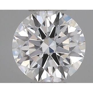 0.45 Carat Round E VS1 EX GIA Natural Diamond