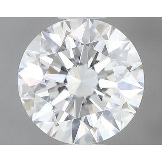 0.46 Carat Round F VS1 EX GIA Natural Diamond