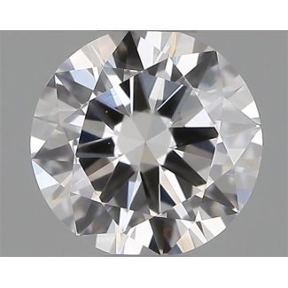 0.23 Carat Round G VVS2 EX GIA Natural Diamond