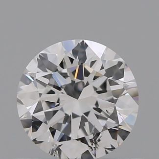 0.50 Carat Round E I1 VG EX GD GIA Natural Diamond